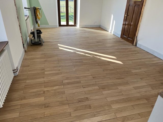 Rénovation d'un parquet 3 frises